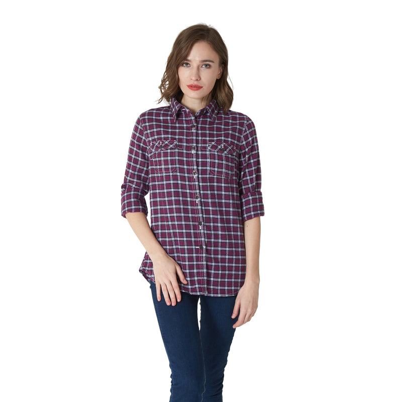 Womens Flannel Cotton Shirt