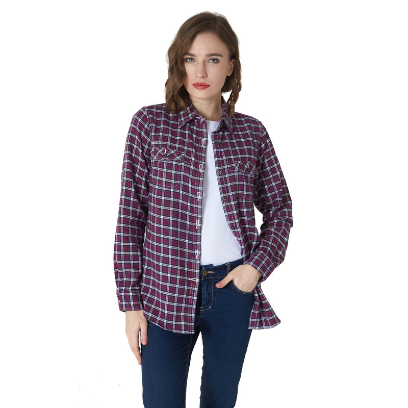 Womens Flannel Cotton Shirt