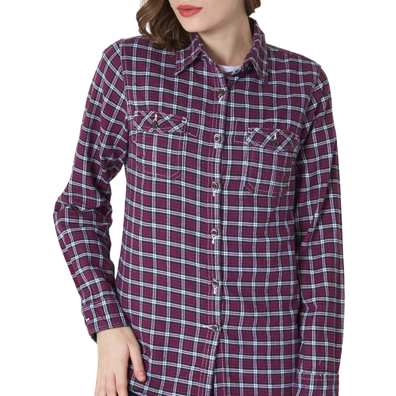 Womens Flannel Cotton Shirt